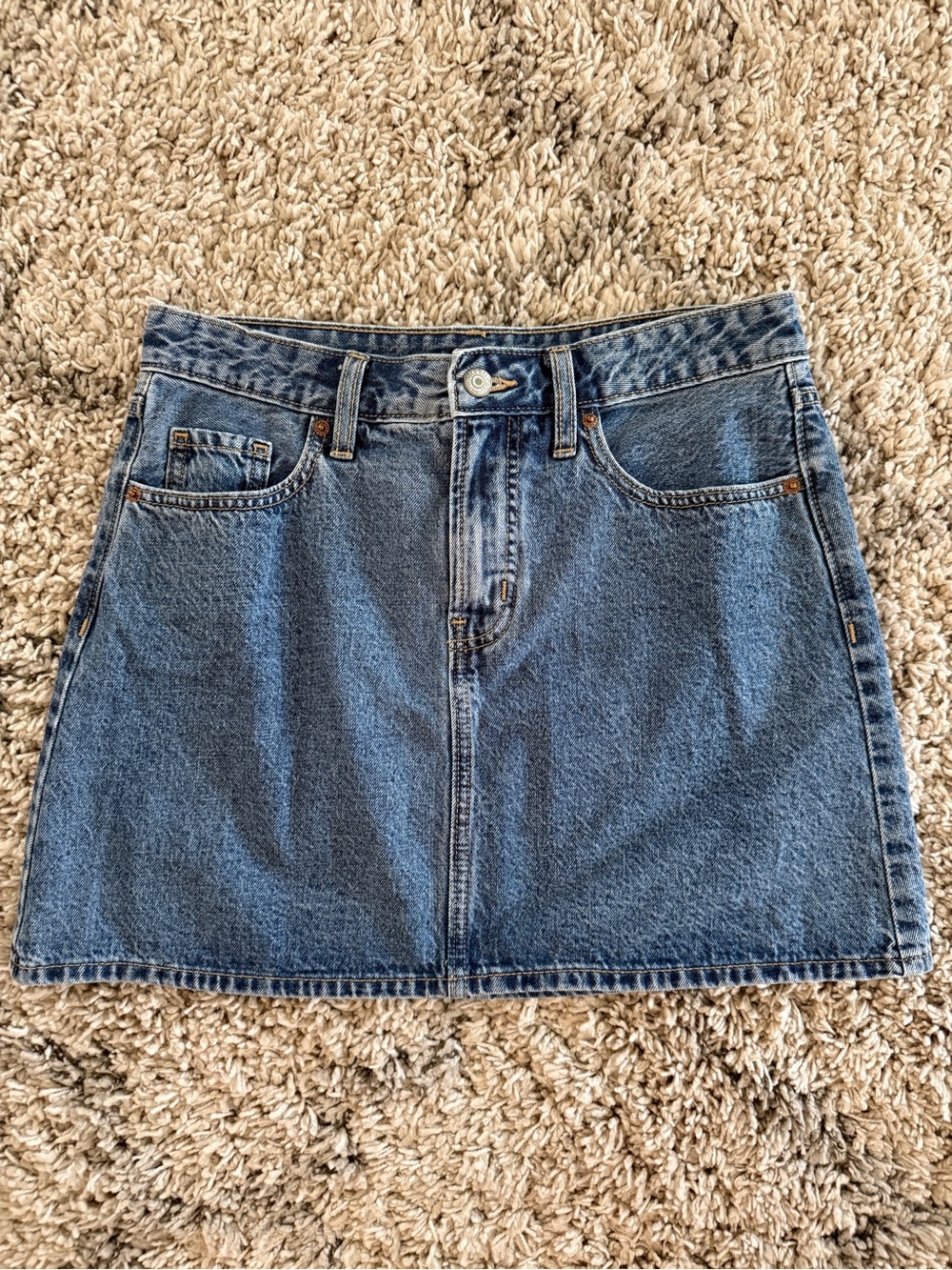 Old Navy Blue Denim Mini Skirt